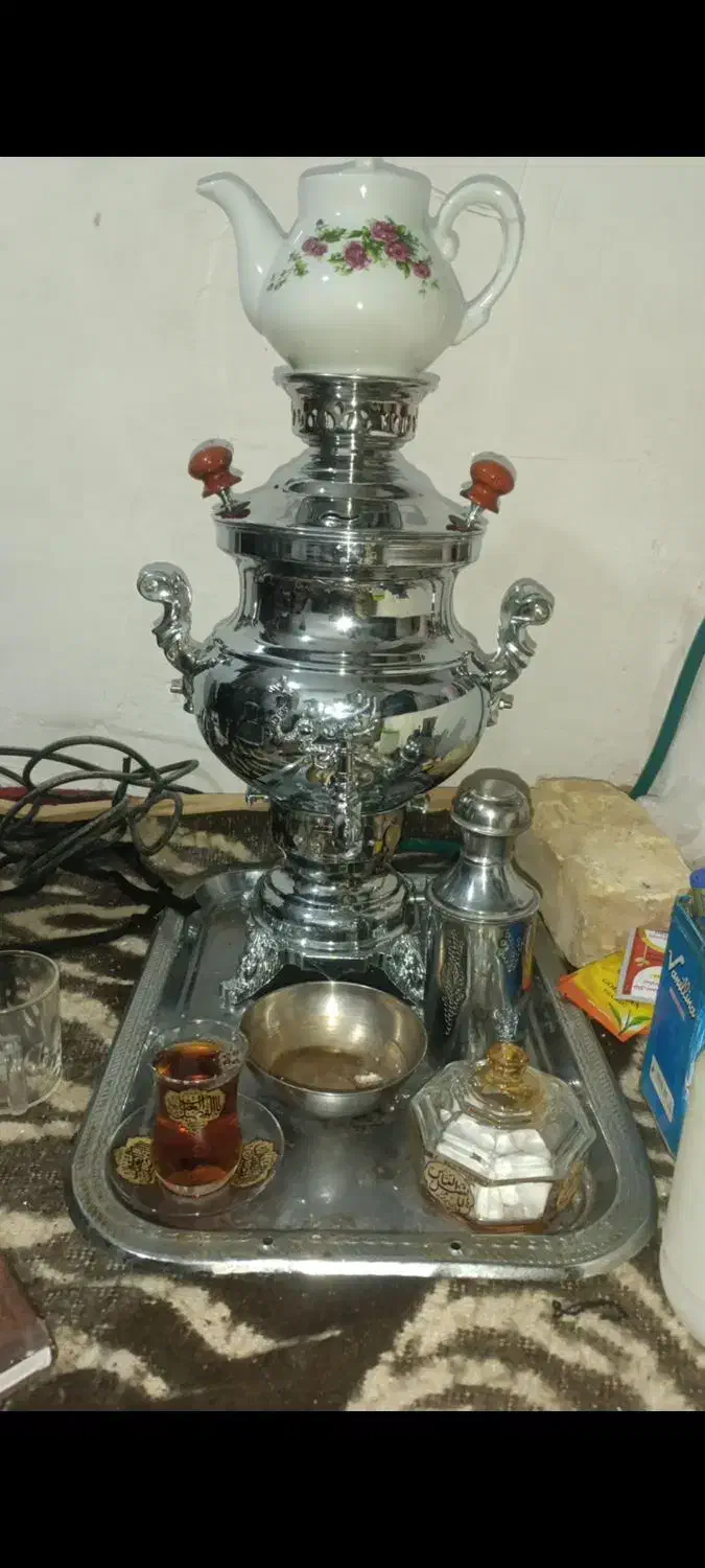 سماور افسون ۶ لیتری|سماور، چای‌ساز، قهوه‌ساز|برخوار, |دیوار