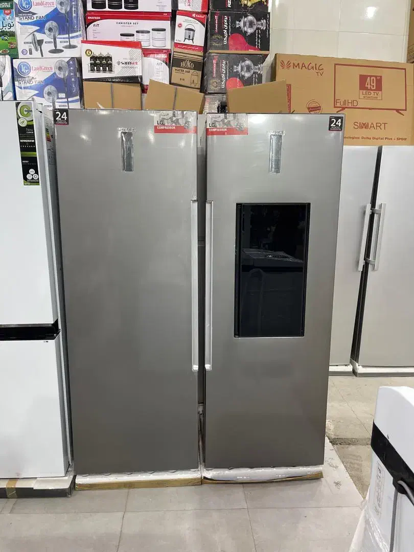 یخچال فریزر دوقلو هوشمند آنتیک موتور LG در گنجینه|یخچال و فریزر|یاسوج, |دیوار