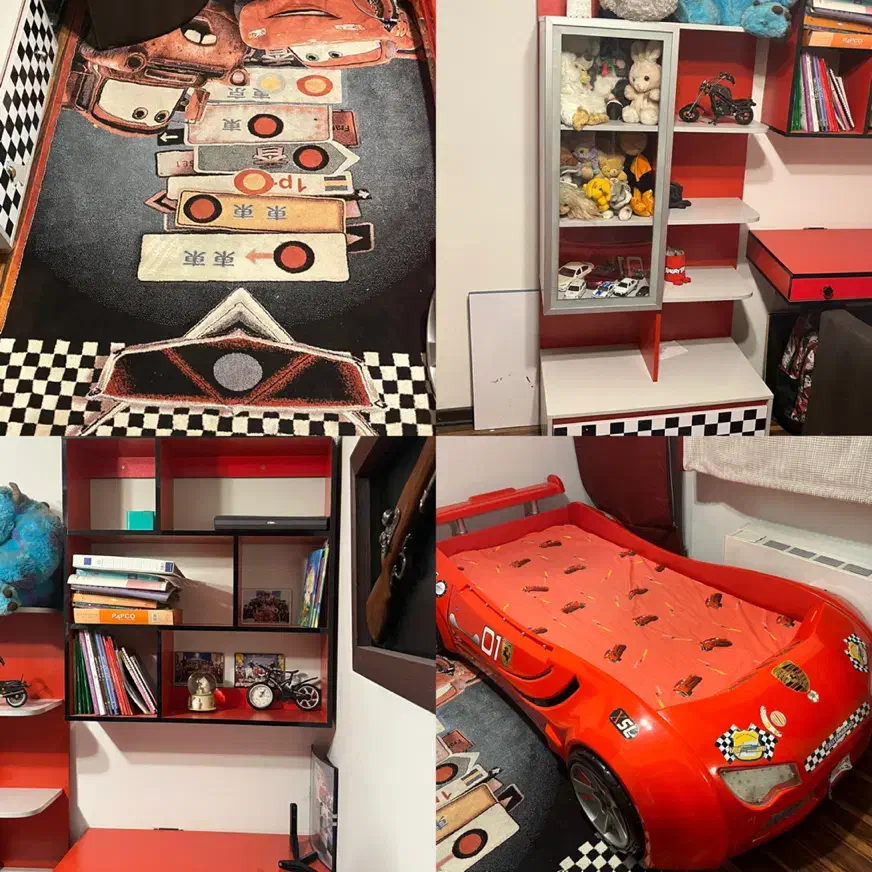 تخت برند اپادانا -فرش - میز تحریر - کمد اسباب بازی|تخت و سرویس خواب|تهران, اکباتان|دیوار