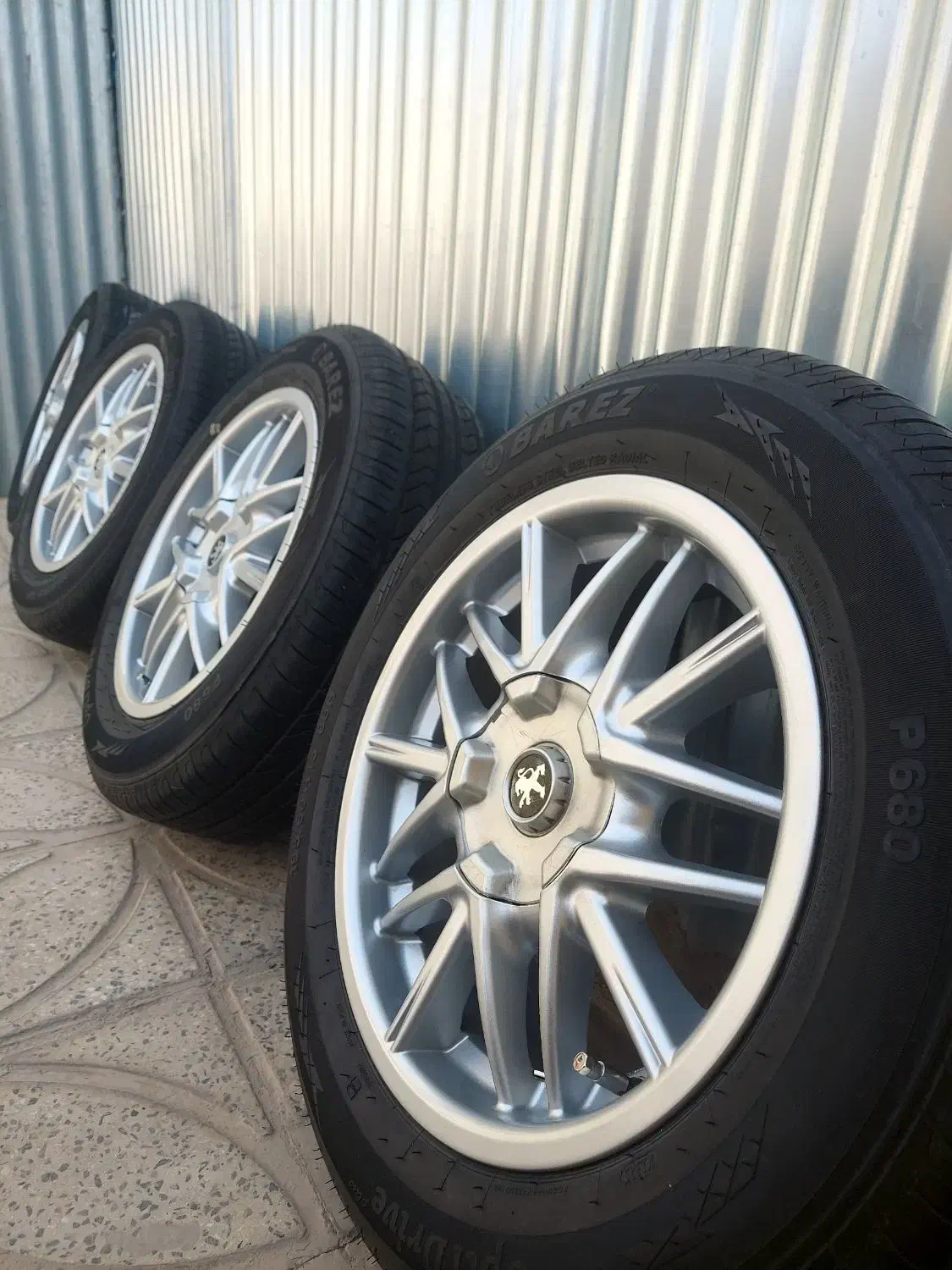 رینگ و لاستیک خرچنگی نو سایز 15|قطعات یدکی و لوازم جانبی|لنجان, |دیوار