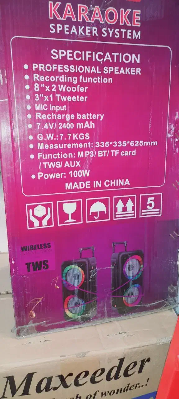 اسپیکر چمدانی مارک سیرا بلوتوث دار|سیستم صوتی خانگی|مشهد, تلگرد|دیوار