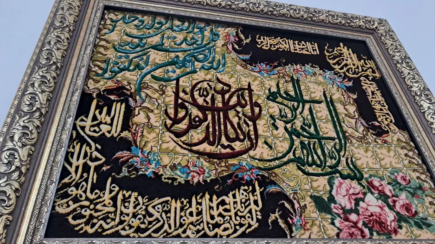 تابلو فرش دستبافت برجسته زیبا|تابلو فرش|تهران, سنائی|دیوار