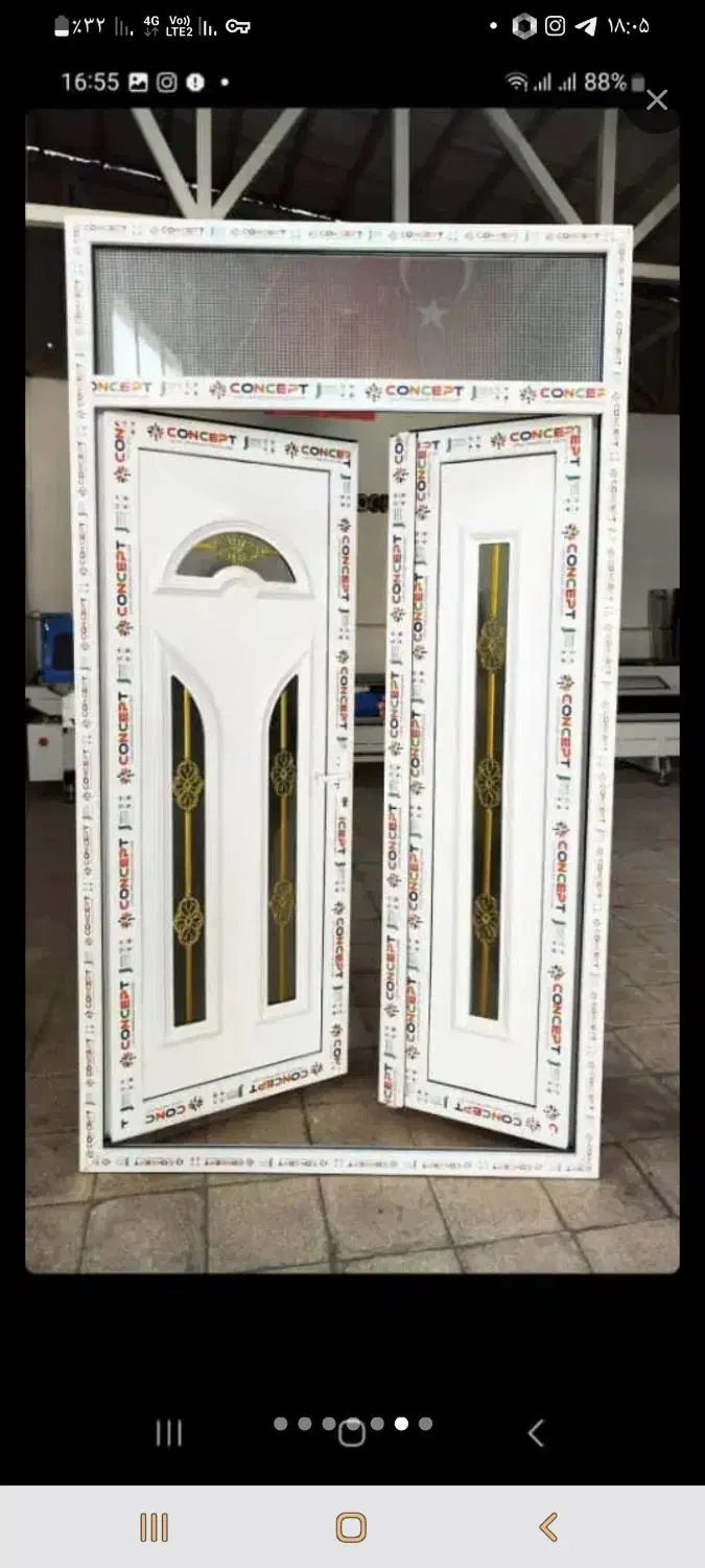درب پنجره upvc و کرکره برقی|مصالح و تجهیزات ساختمان|رشت, فرودگاه سردار جنگل رشت|دیوار