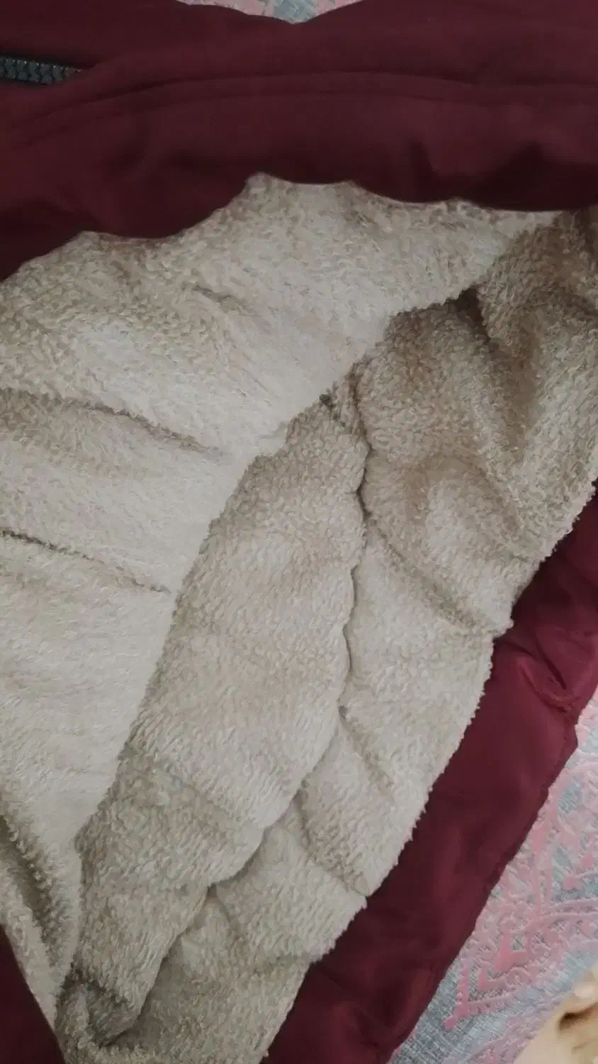 کاپشن رنگ زرشکی|کفش و لباس بچه|رشت, کوی مهر|دیوار