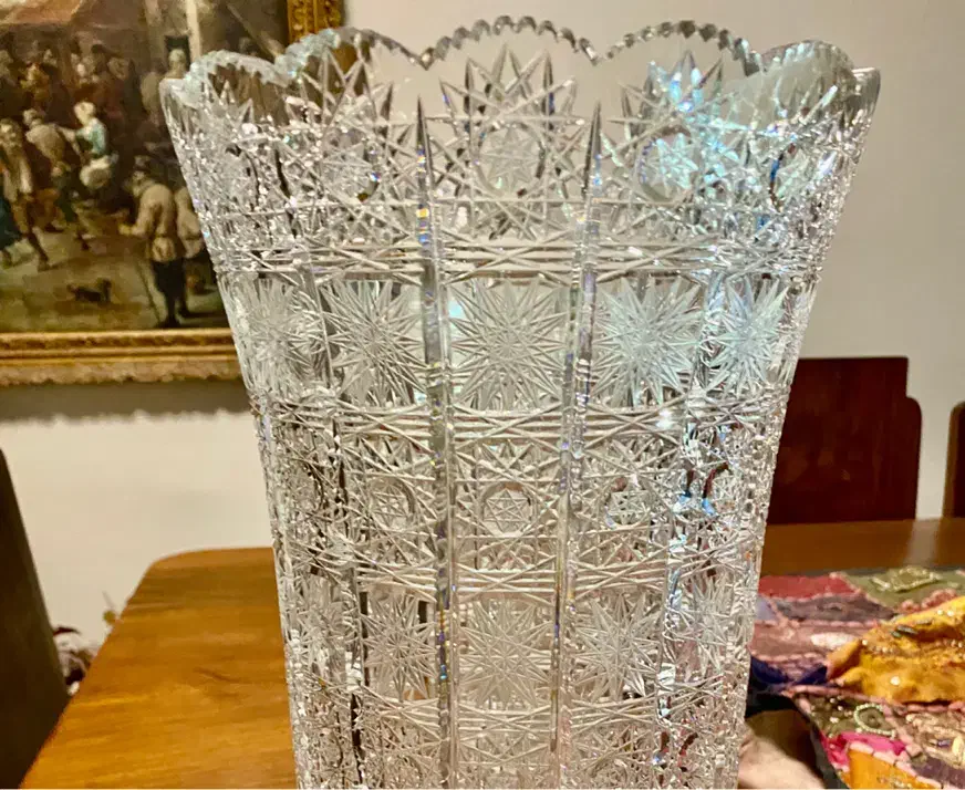 گلدان کریستال بوهمیا|صنایع دستی و سایر لوازم تزئینی|پردیس, فاز ۲|دیوار