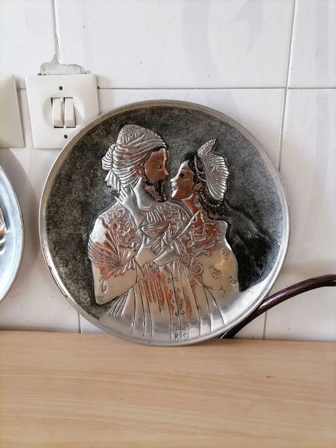 بشقاب مسی|صنایع دستی و سایر لوازم تزئینی|زنجان, |دیوار