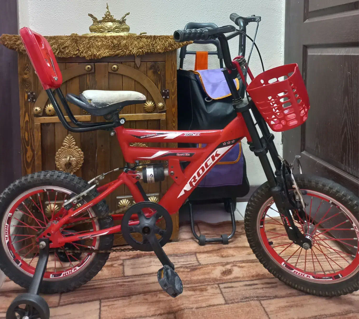 دوچرخه ۱۶ کمک فنر دار خارجی در حد نو|دوچرخه، اسکیت، اسکوتر|هشتگرد, شهرک گلها|دیوار