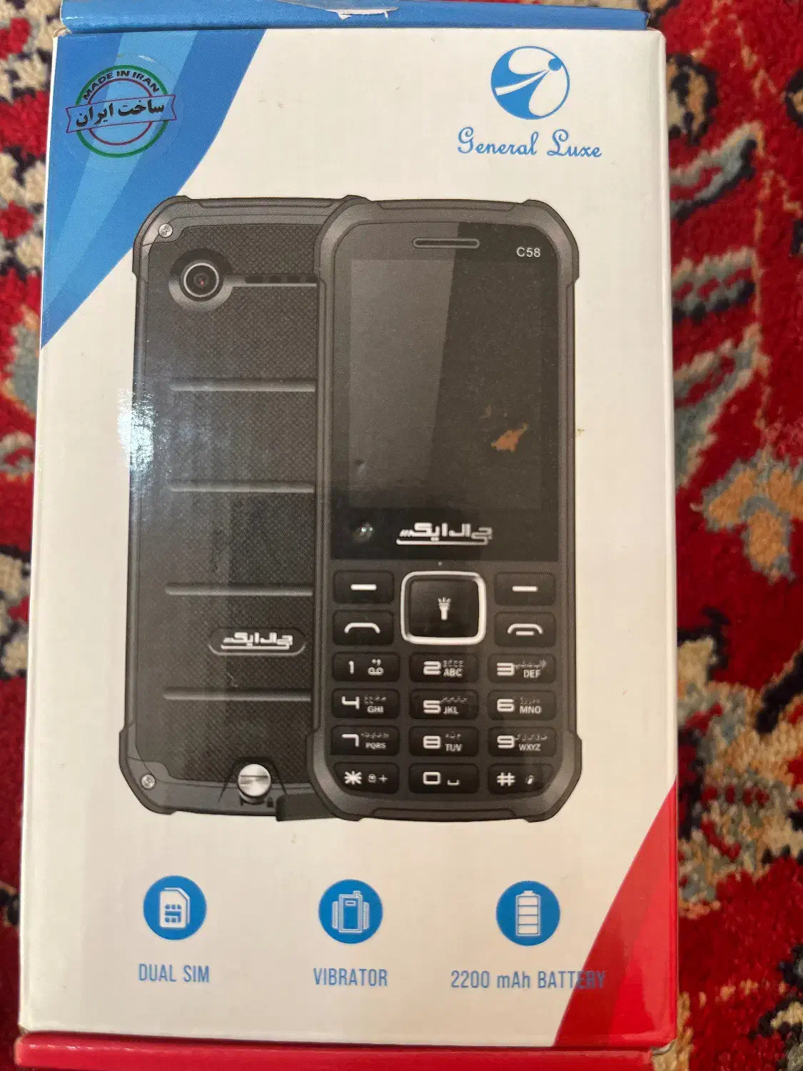 موبایل(گوشی) ساده جی ال ایکس c58 دوسیمکارت|موبایل|اصفهان, شیخ اشراق|دیوار