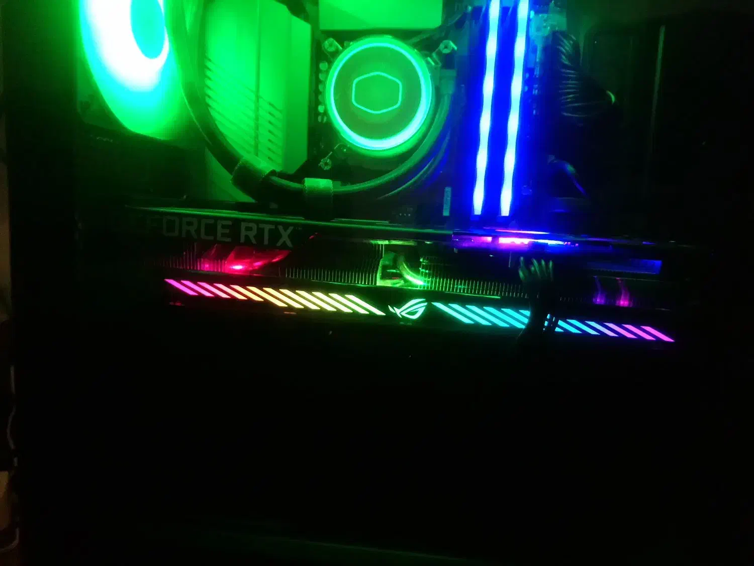 کامپیوتر گیمینگ (گرافیگ ASUS ROG RTX 3060 12GB)|رایانه رومیزی|لنگرود, |دیوار