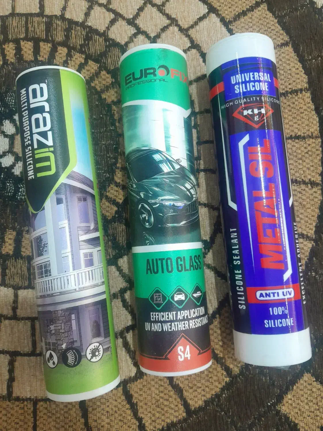 فروش چسب سلیکون آرازیم شفاف و مشکی|ابزارآلات|محمدشهر, شهرک پیام (مهرالبرز)|دیوار