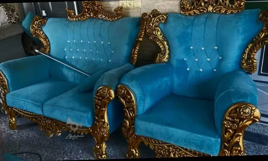 مبل ۵تومن کاملا سالم شیک|مبلمان خانگی و میز عسلی|آمل, |دیوار