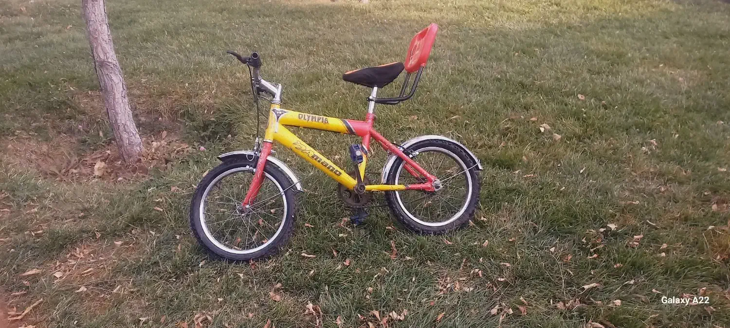 دوچرخه المپیا سند دار مطمئن سایز ۱۶|دوچرخه، اسکیت، اسکوتر|اردبیل, |دیوار