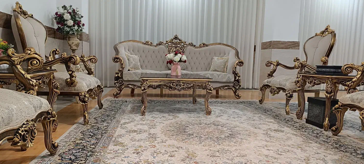 مبل هفت نفره مدل مرجان|مبلمان خانگی و میز عسلی|میانه, |دیوار