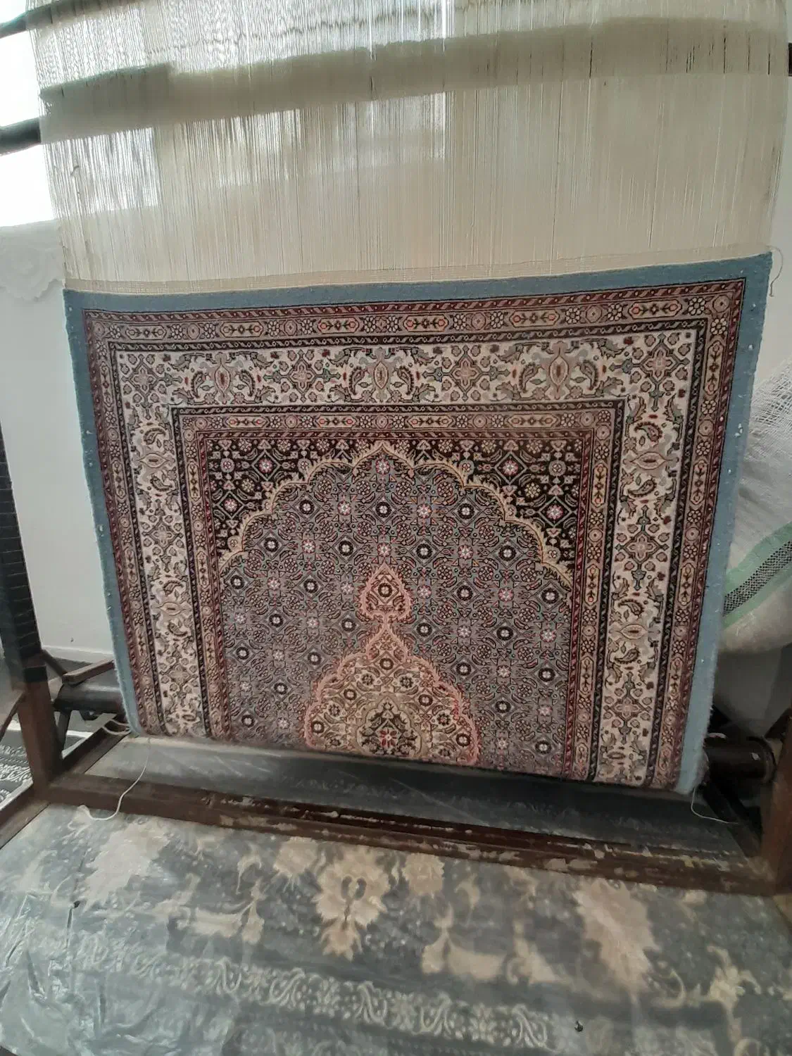 قالی دست بافت|فرش|بیرجند, |دیوار