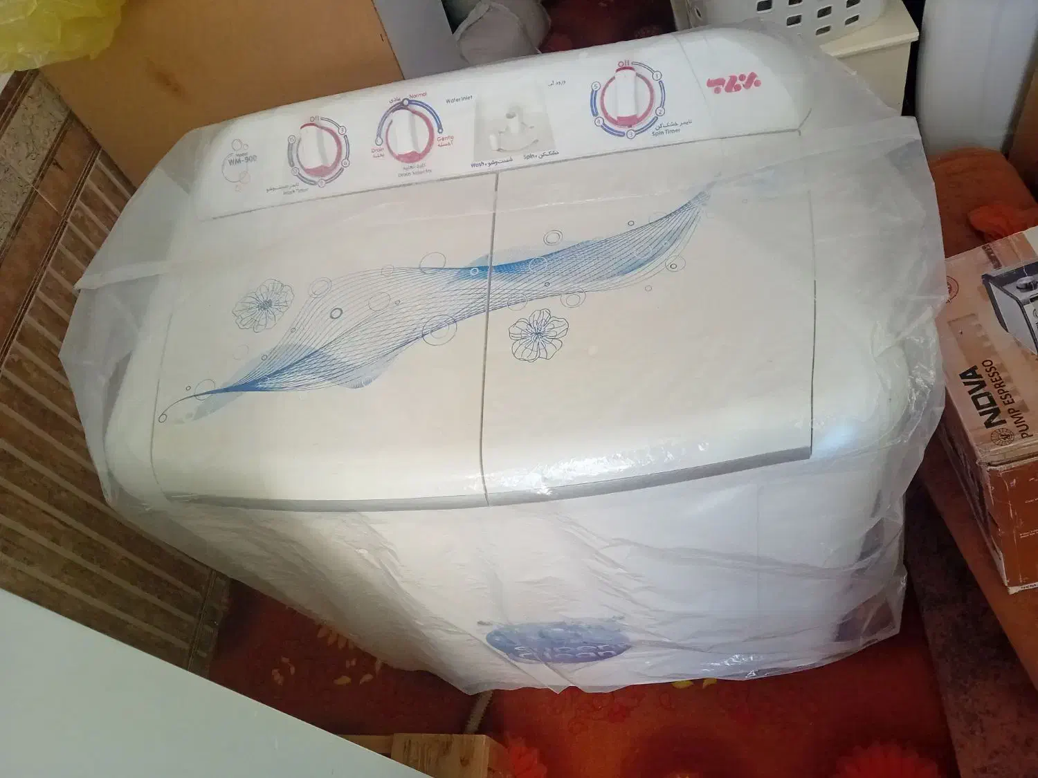 ماشین لباسشویی اتومات ۹ کیلویی برفاب ۰|ماشین لباسشویی و خشک‌کن لباس|آزادشهر, |دیوار