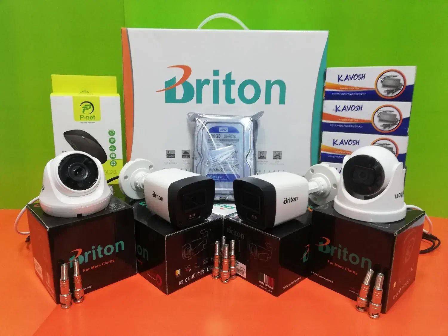 پک دوربین مداربسته برایتون|دوربین مداربسته|تاکستان, |دیوار