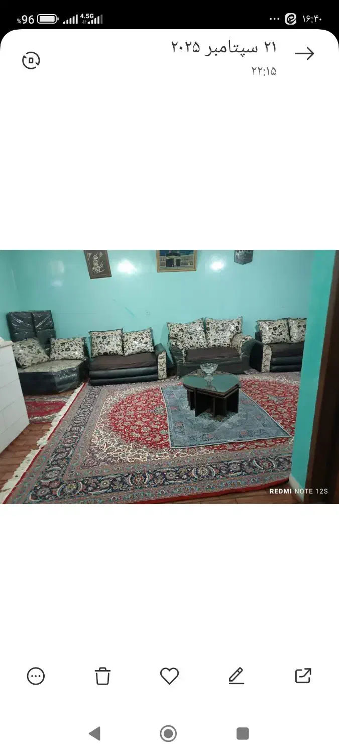 واحد85متری مبله|اجارهٔ کوتاه‌مدت آپارتمان و سوئیت|سیرجان, |دیوار