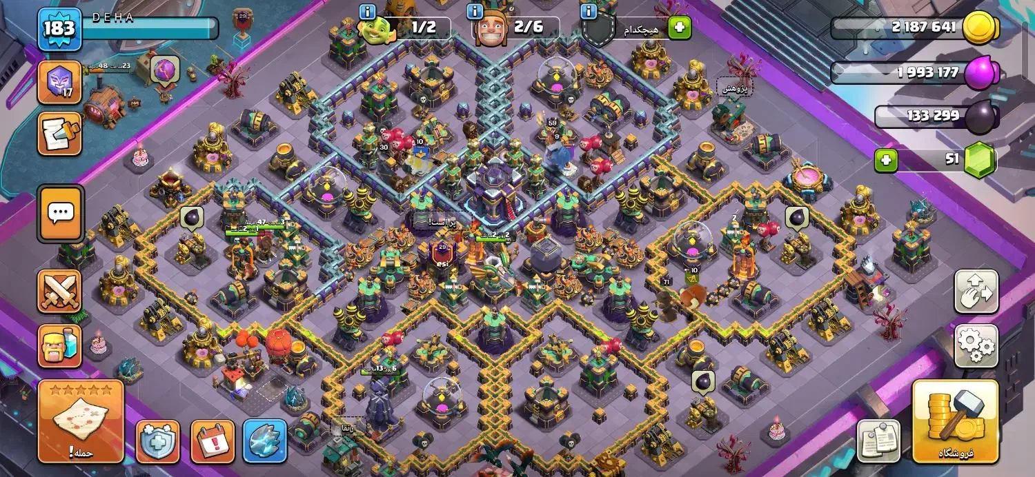 اکانت کلش تان ۱۵|کنسول، بازی ویدئویی و آنلاین|قم, نخودی|دیوار