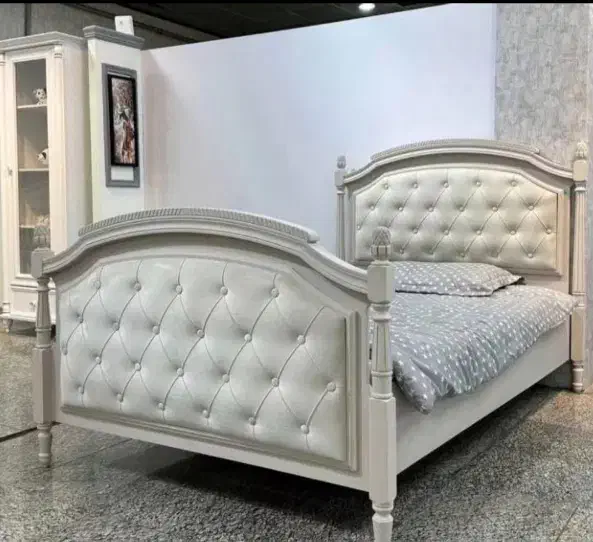 تخت خواب یک نفره چوبی در رنگهای متنوع|تخت و سرویس خواب|اردبیل, |دیوار