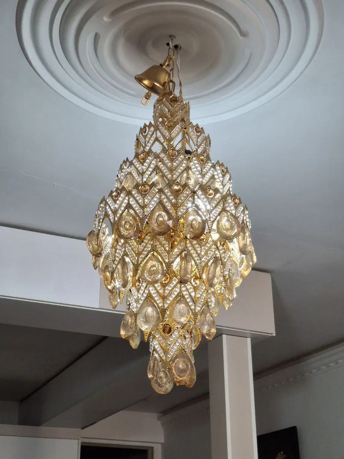 لوستر|لوستر و چراغ آویز|شهریار, شهرک بهاران (ویره)|دیوار