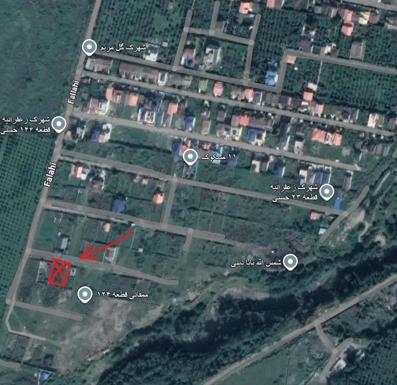 500 متر زمین شهرکی در متل قو خیابان فلاحی|فروش زمین و ملک کلنگی|سلمانشهر, |دیوار