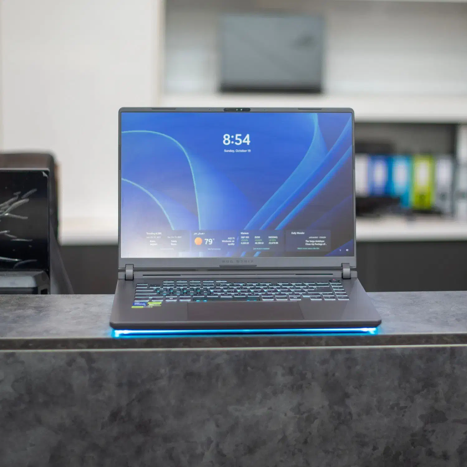 لپتاپ گیمینگ ROG STRIX با گرافیک RTX 5060 و i7-14G|رایانه همراه|یزد, |دیوار