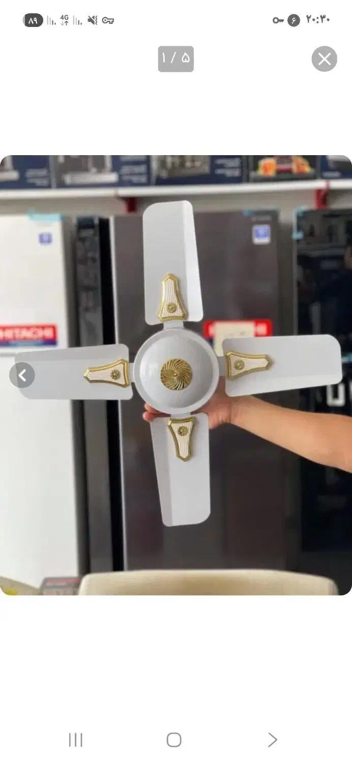 پنکه چهار پره مترو|پنکه و تصفیه‌کنندهٔ هوا|اهواز, کوی آزادی|دیوار