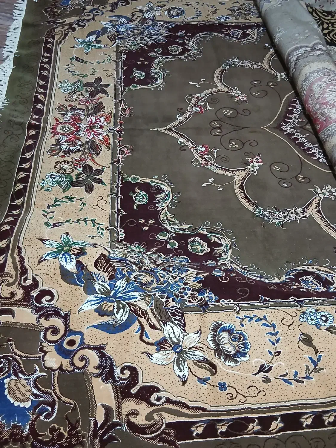 فرش ۱۲متری دوعدد درحد نو|فرش|آزادشهر, |دیوار