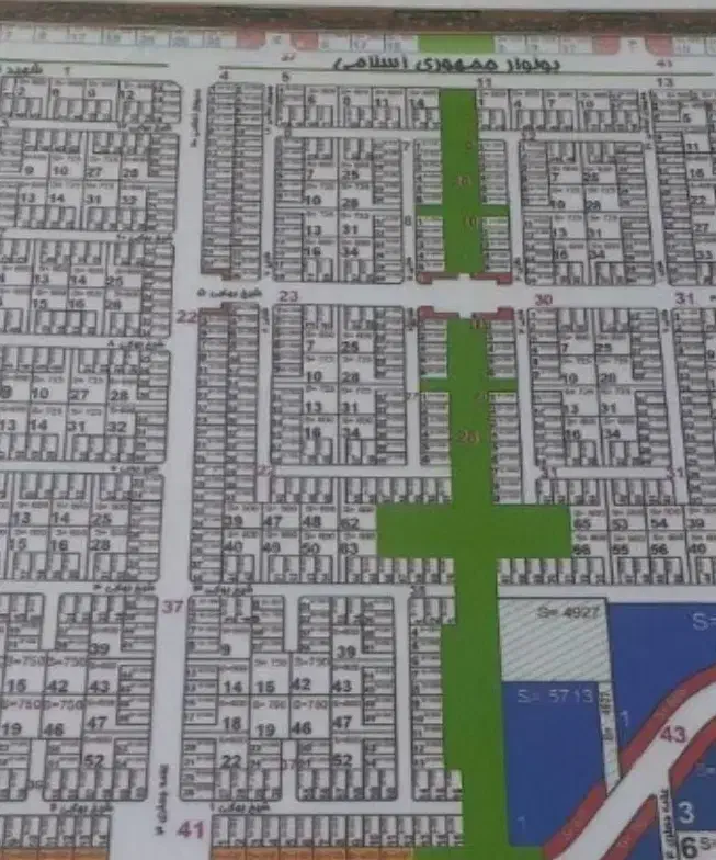 فروش زمین ۲۰۰ متری محله۸|فروش زمین و ملک کلنگی|گلبهار, شهر جدید گلبهار|دیوار