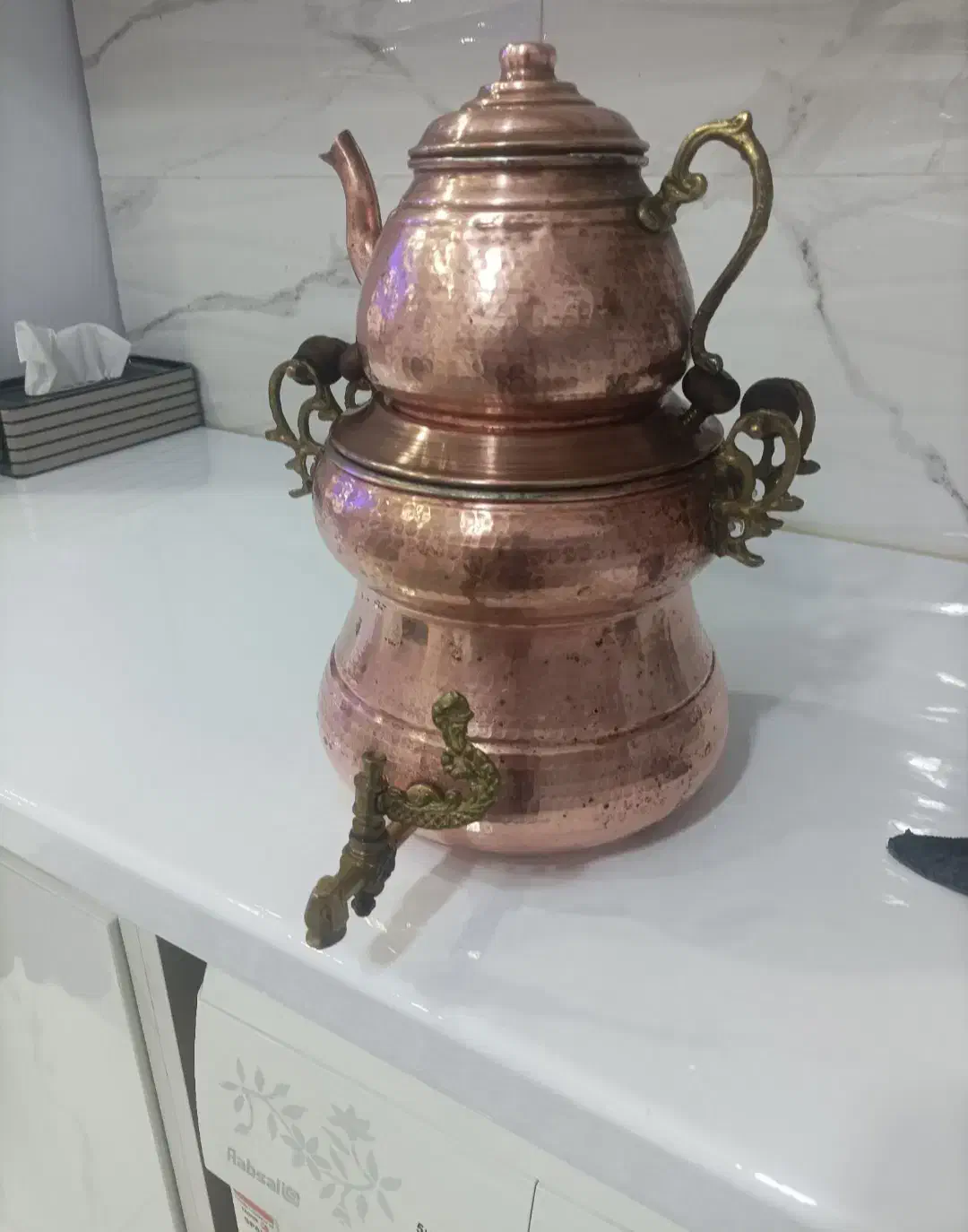 کتری قوری مس|قوری، کتری، قهوهساز دستی|نسیمشهر, |دیوار