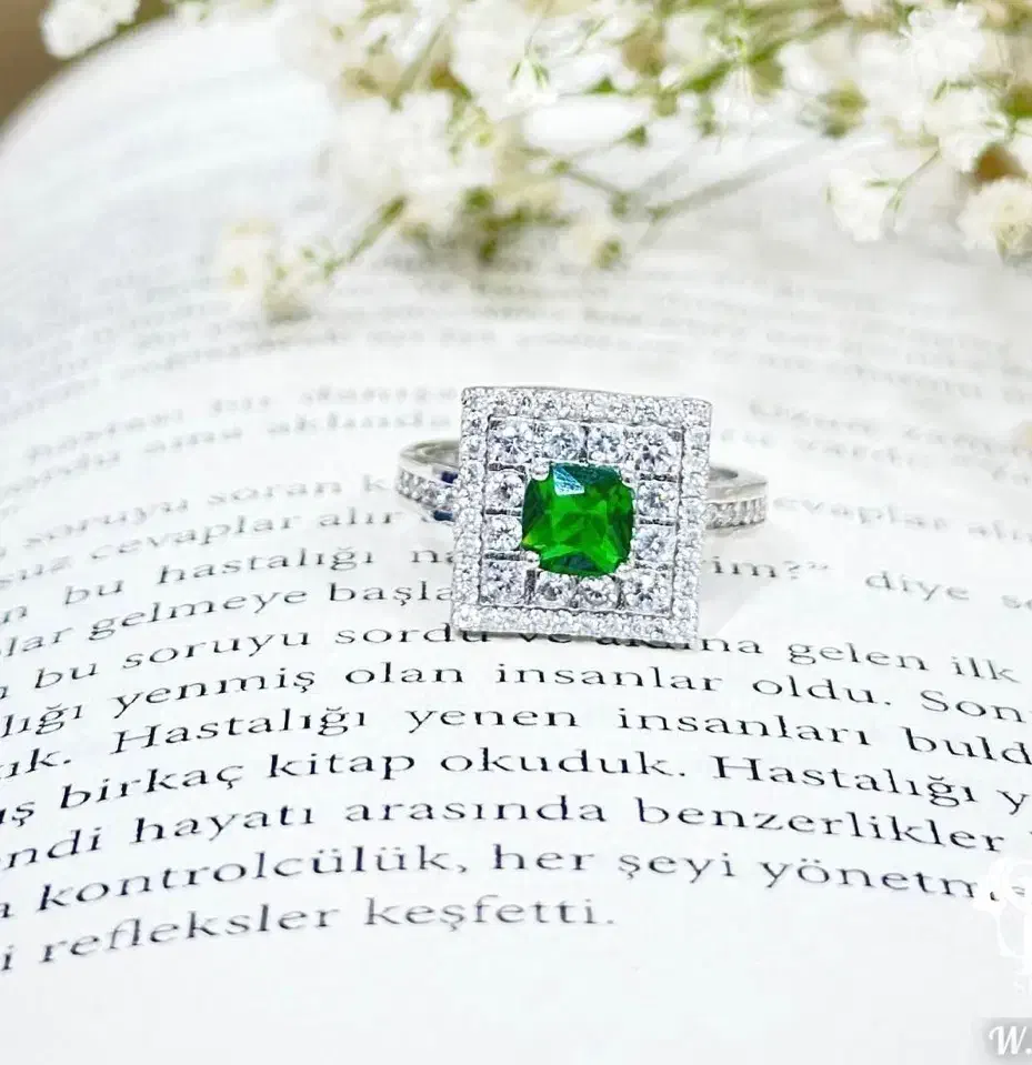 انگشتر جواهر تمام نقره مدل آمیتیس رنگی|بدلیجات|تبریز, |دیوار