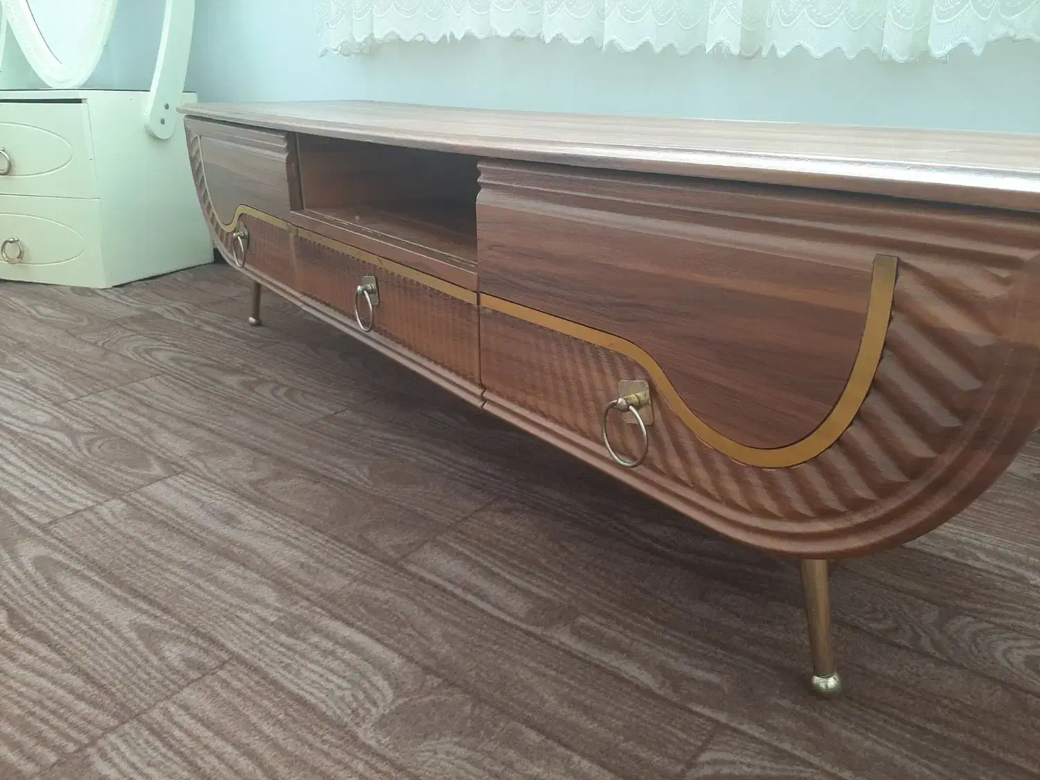 میز تلویزیون چوبی ۵۰ اینچ|میز تلویزیون|تکاب, |دیوار