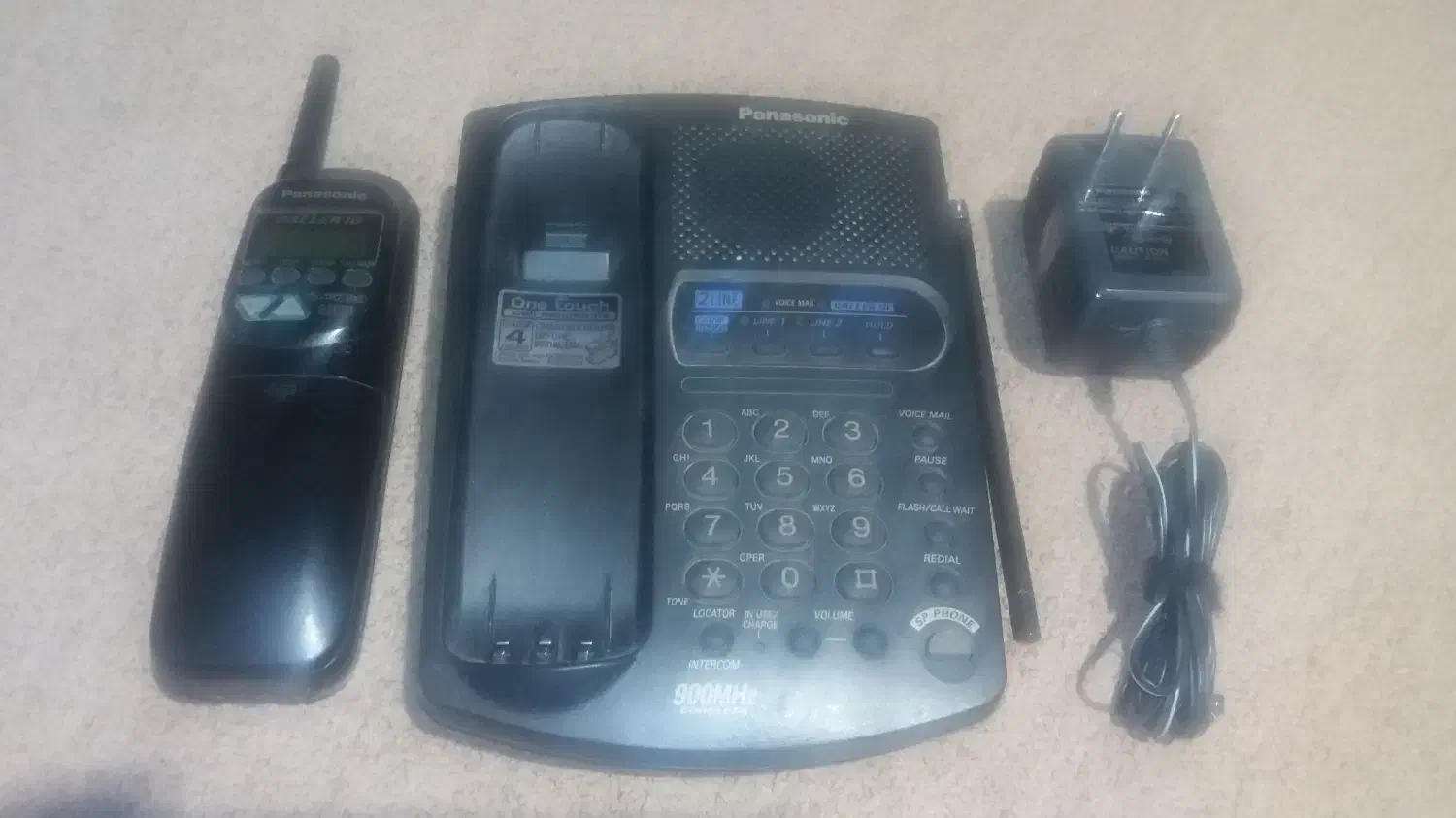 تلفن پاناسونیک بیسیم دوخط|تلفن رومیزی|اصفهان, باغ فدک|دیوار