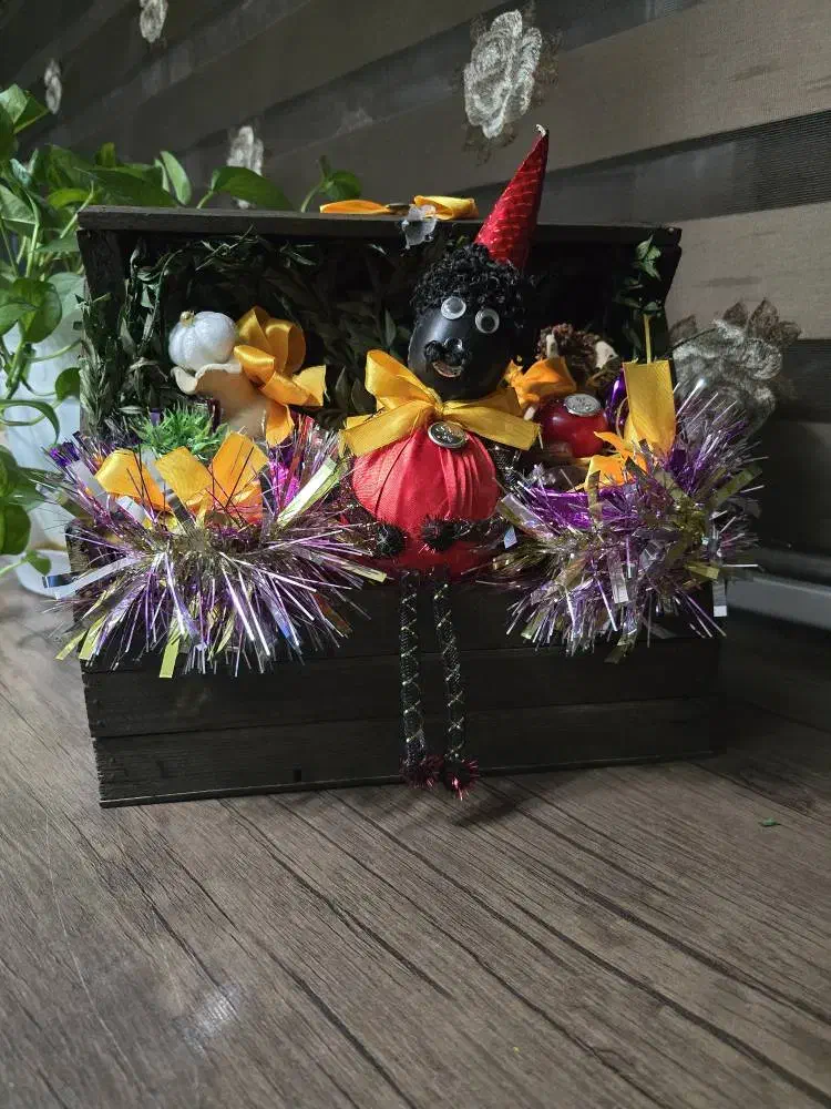 صندوقچه چوبی هفت سین|صنایع دستی و سایر لوازم تزئینی|ری, فیروزآبادی|دیوار