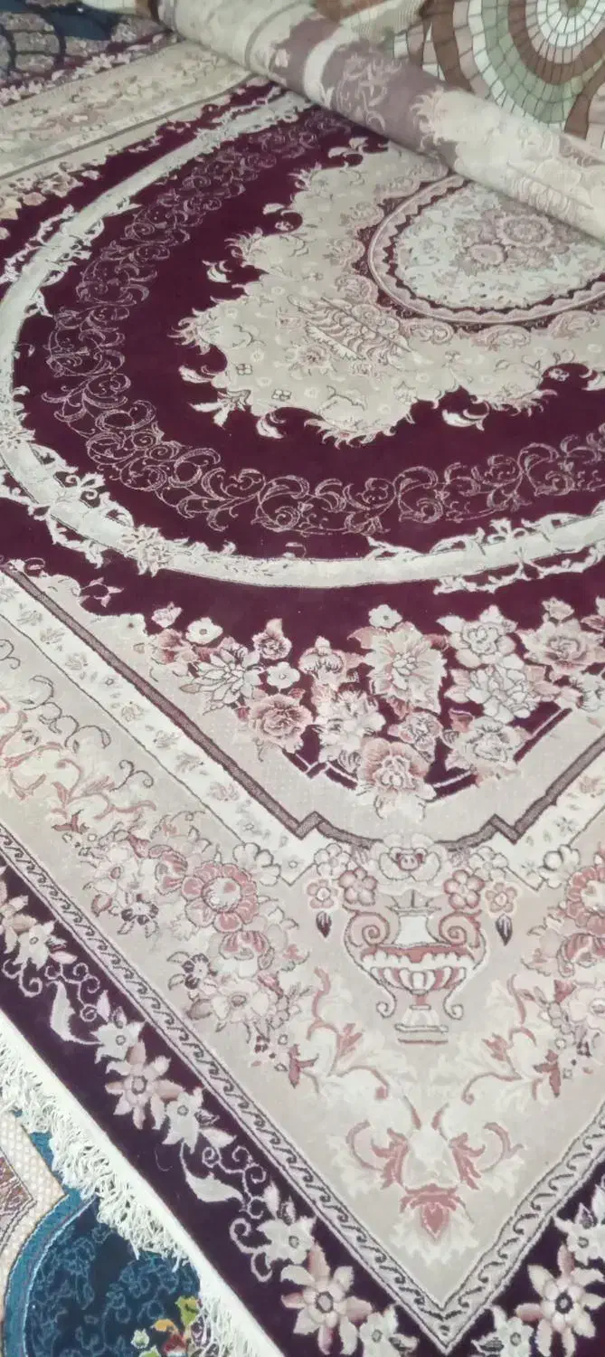 فرش دوازده متری کارکرده تمیز سالم|فرش|گرگان, |دیوار