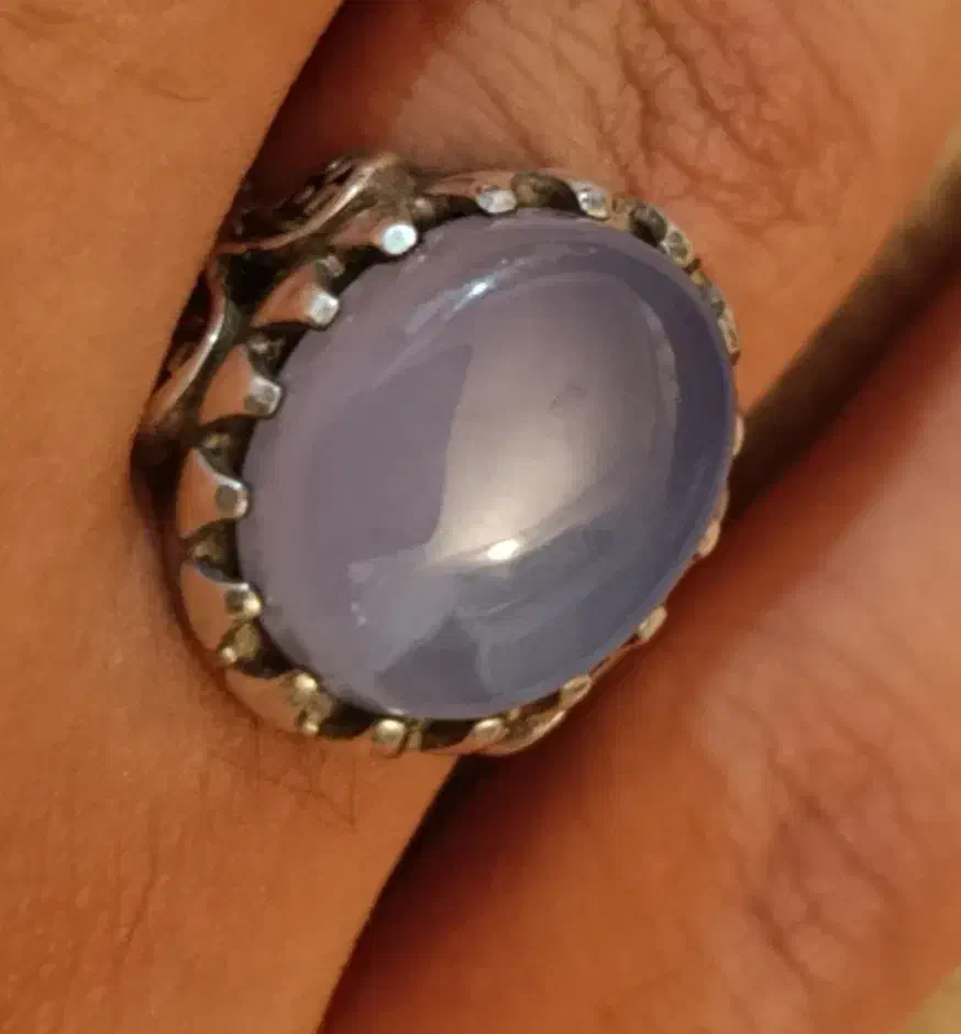 انگشتر عقیق کبود یمنی|جواهرات|یزد, |دیوار