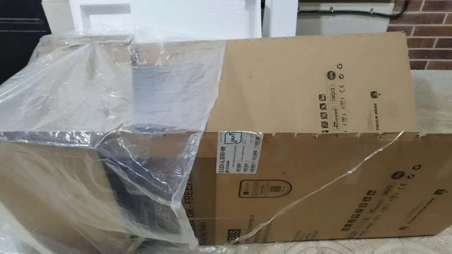 کارتون یخچال ساید بای ساید اسنوا|ابزارآلات|پیشوا, |دیوار