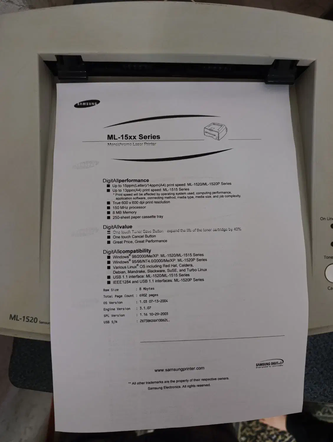 فروش پرینتر سامسونگ|پرینتر، اسکنر، کپی، فکس|چمران, |دیوار