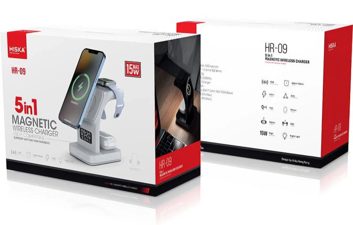 شارژر مگنتی وایرلس هیسکا مدلHR-09|لوازم جانبی موبایل و تبلت|اصفهان, وحید|دیوار