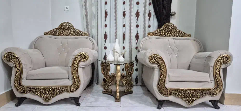 مبل همراه دوعسلی|مبلمان خانگی و میز عسلی|بروجن, |دیوار