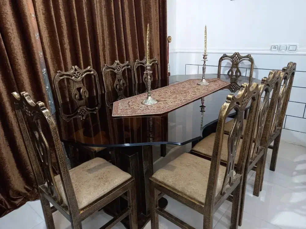 فروش میز ناهارخوری ۸ نفره|میز و صندلی غذاخوری|لامرد, |دیوار