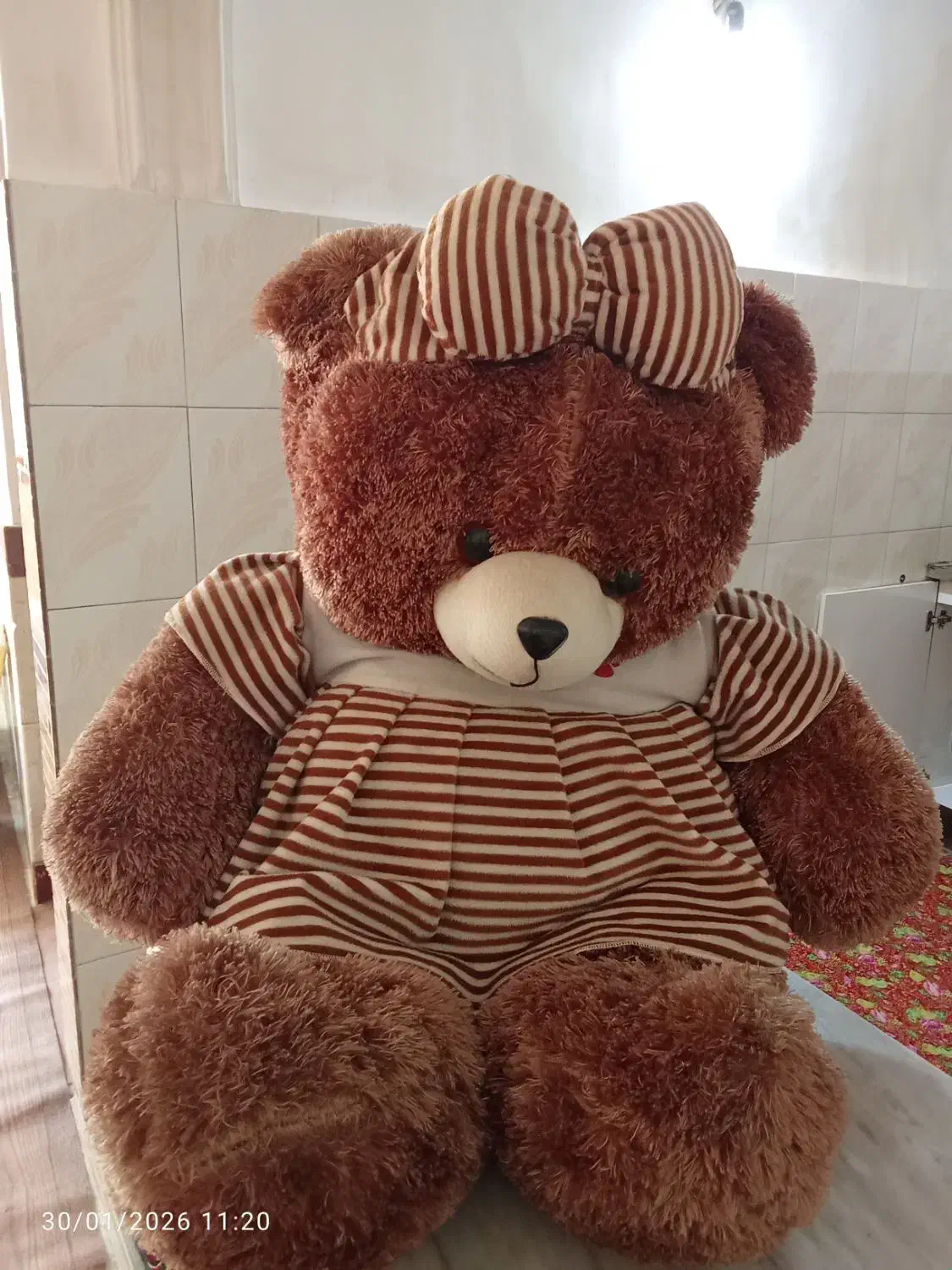 عروسک خرسی بزرگ|اسباب‌بازی بچه|آمل, |دیوار