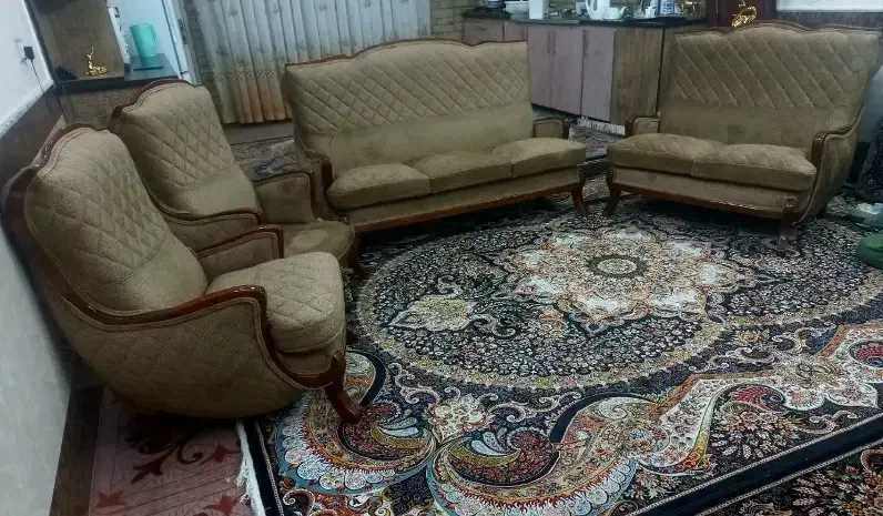 مبل 7نفره|مبلمان خانگی و میز عسلی|قم, شهرک سازمان آب|دیوار