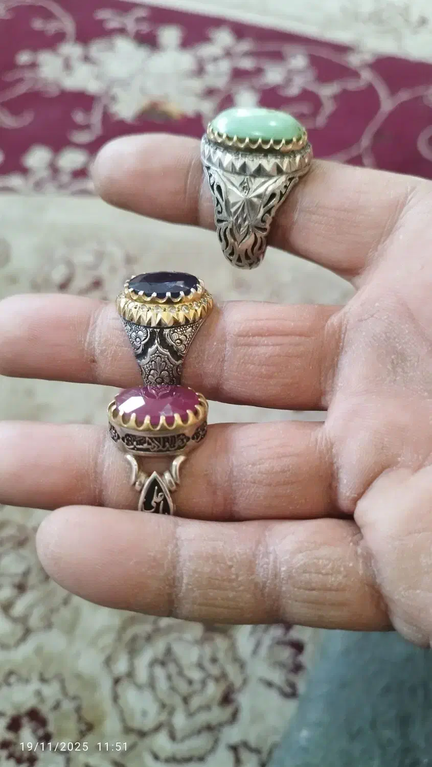 انگشتر نقره مردانه|جواهرات|شهریار, اسکمان|دیوار