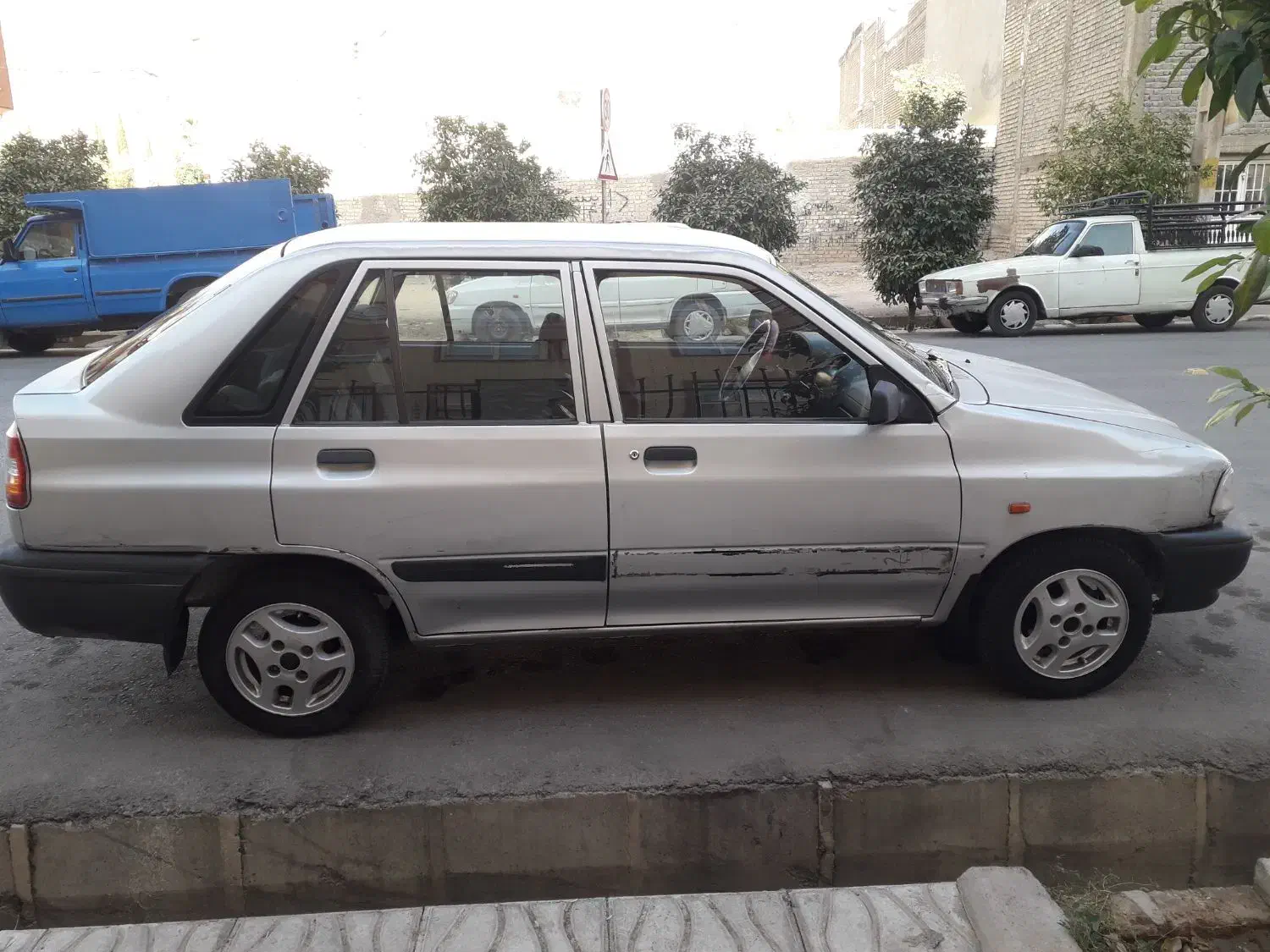 فروش پراید ۱۴۱ نقره ای در حد|خودرو سواری و وانت|شیراز, نصر|دیوار