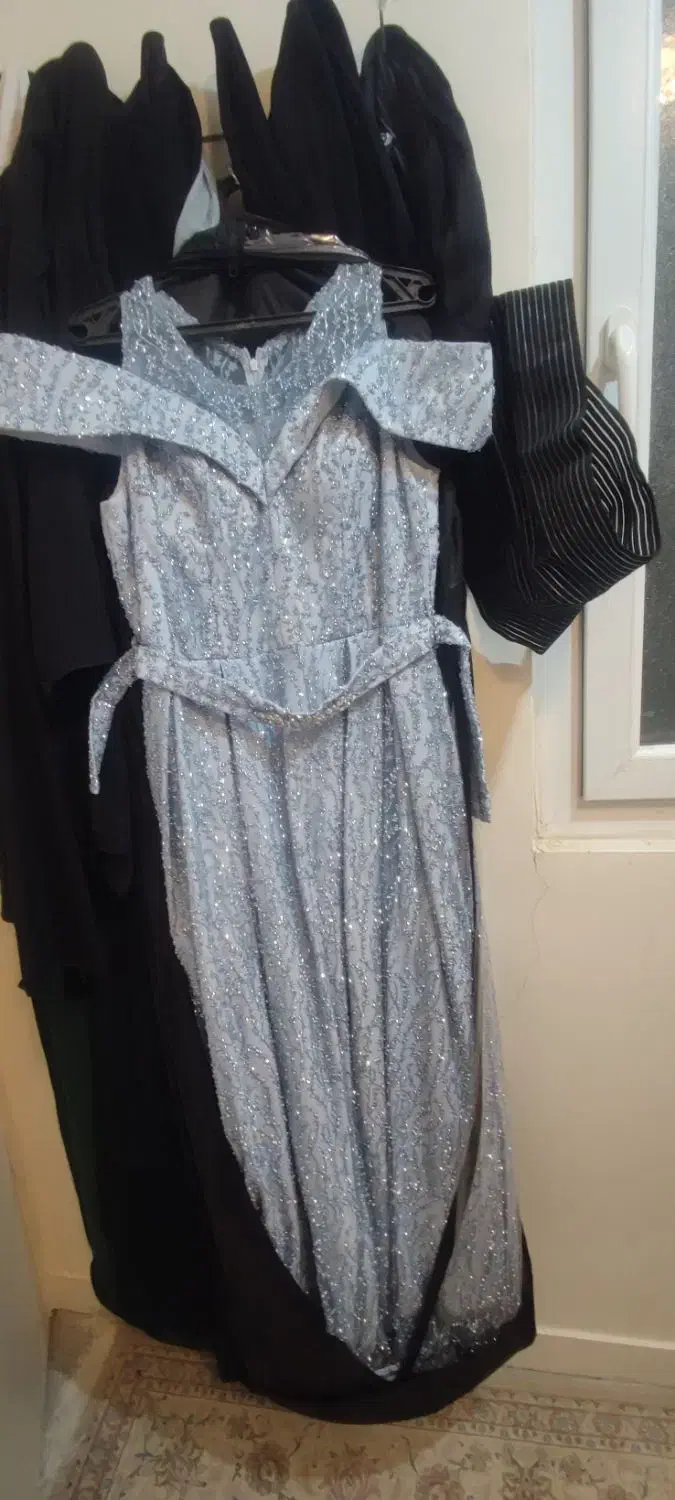 لباس مجلسی اعیونی آبی پاستیلی|لباس|اهواز, کوروش|دیوار