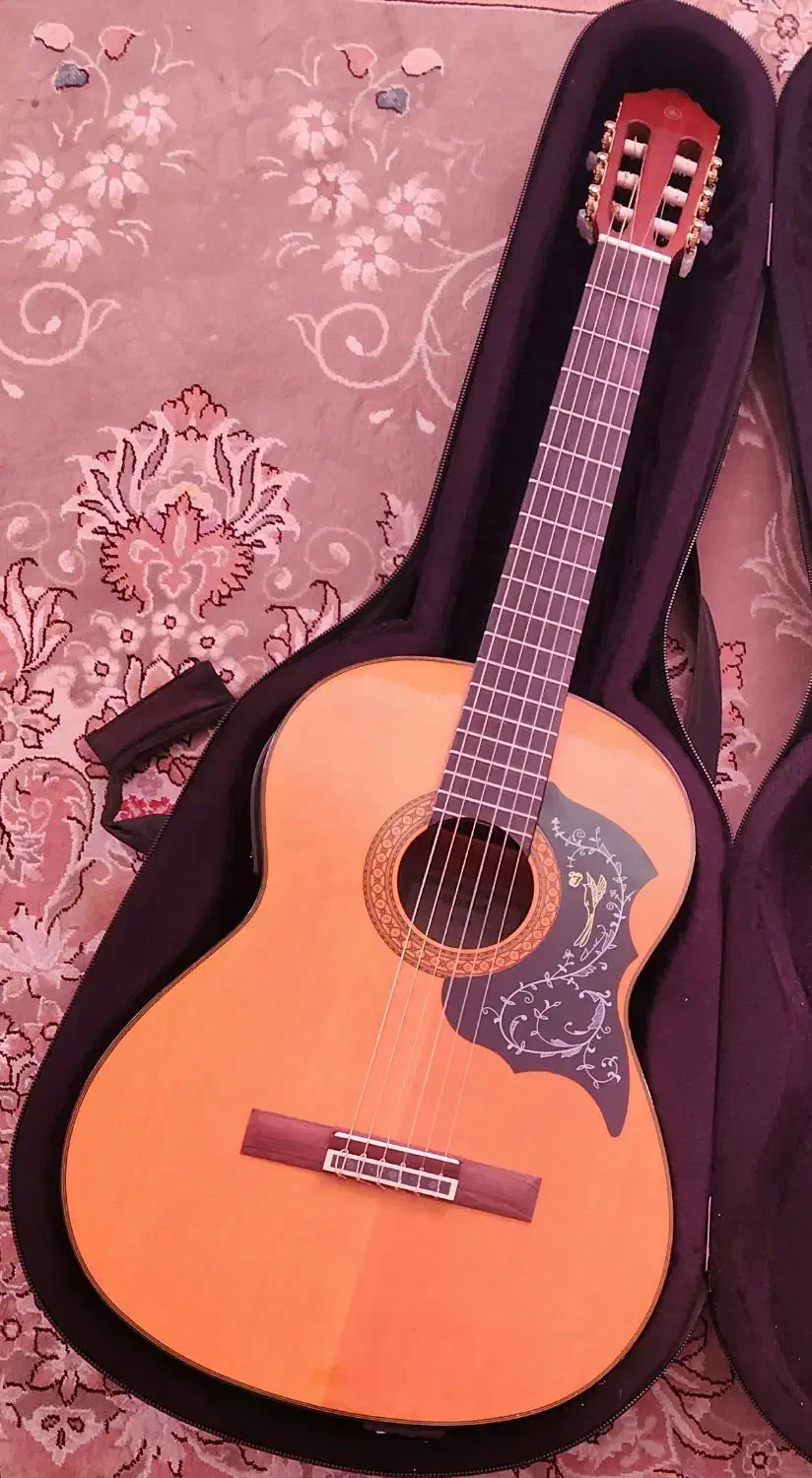 گیتار یاماها C80 اصل اندونزی در حد نو پیکاپ دار|گیتار، بیس، امپلیفایر|اصفهان, خانه اصفهان|دیوار