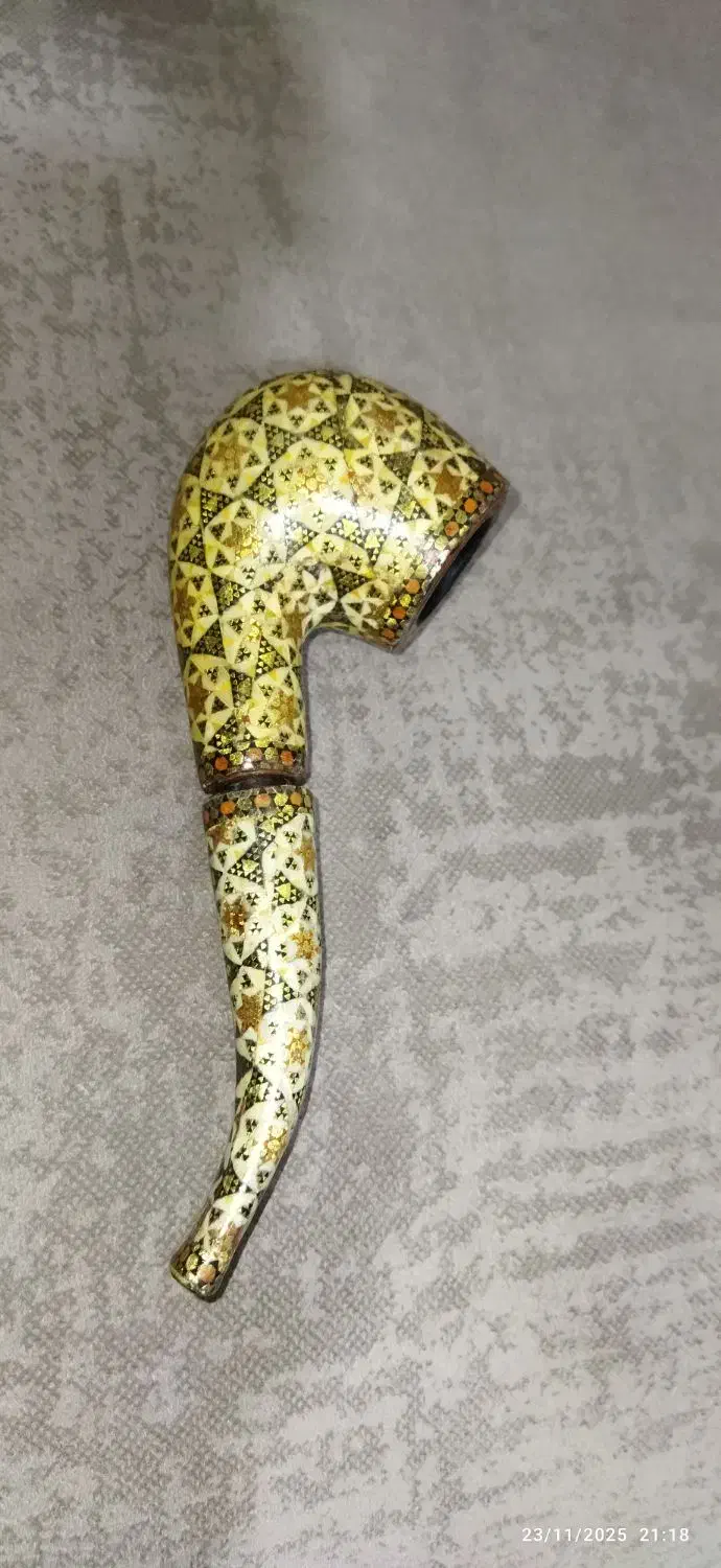 پیپ خاتم کاری|کلکسیون اشیاء عتیقه|سبزوار, توحیدشهر|دیوار