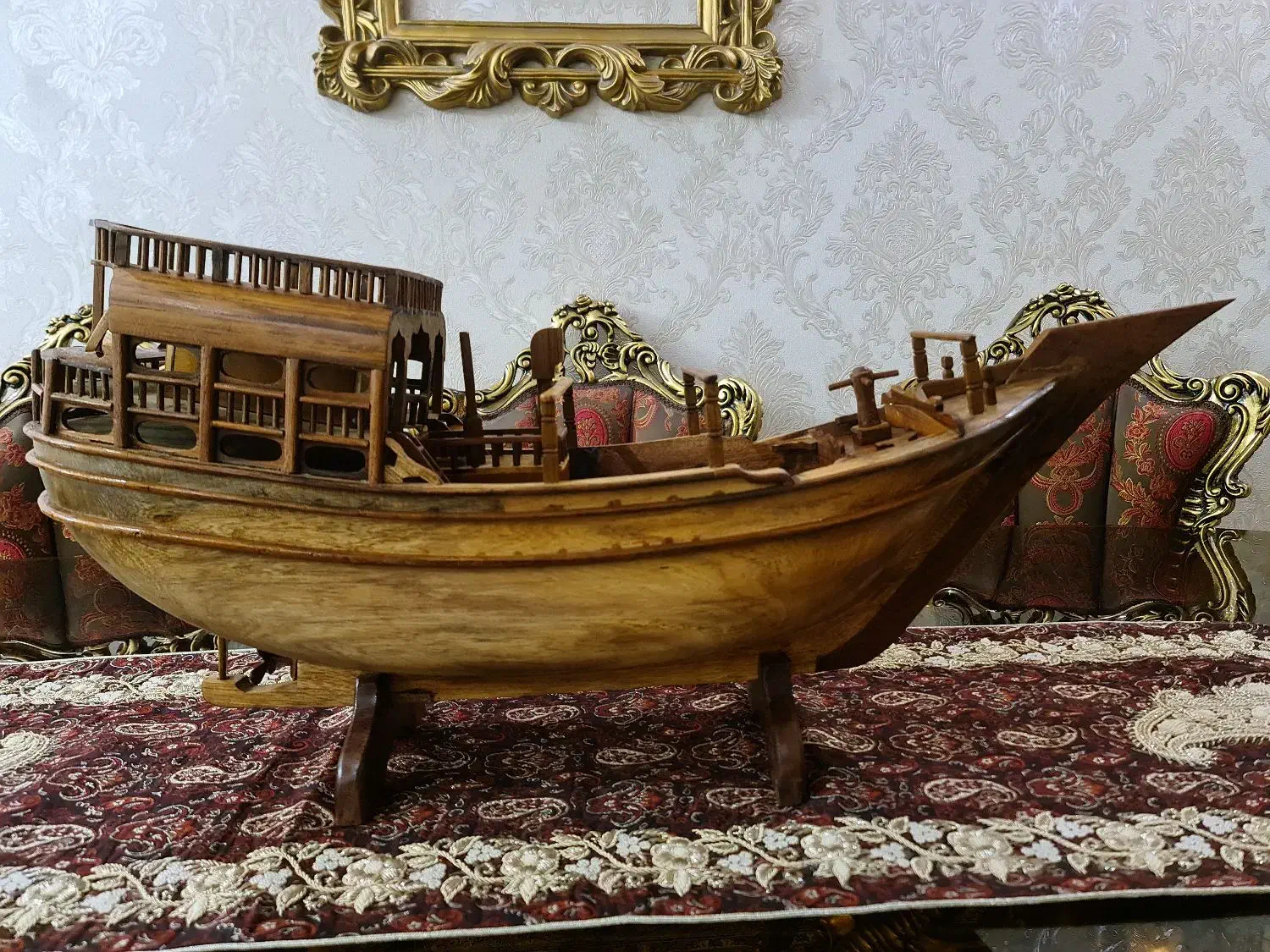 ماکت لنج فوق العاده زیبا ( چوب کار دست)|مجسمه، تندیس، ماکت|تهران, فردوس|دیوار