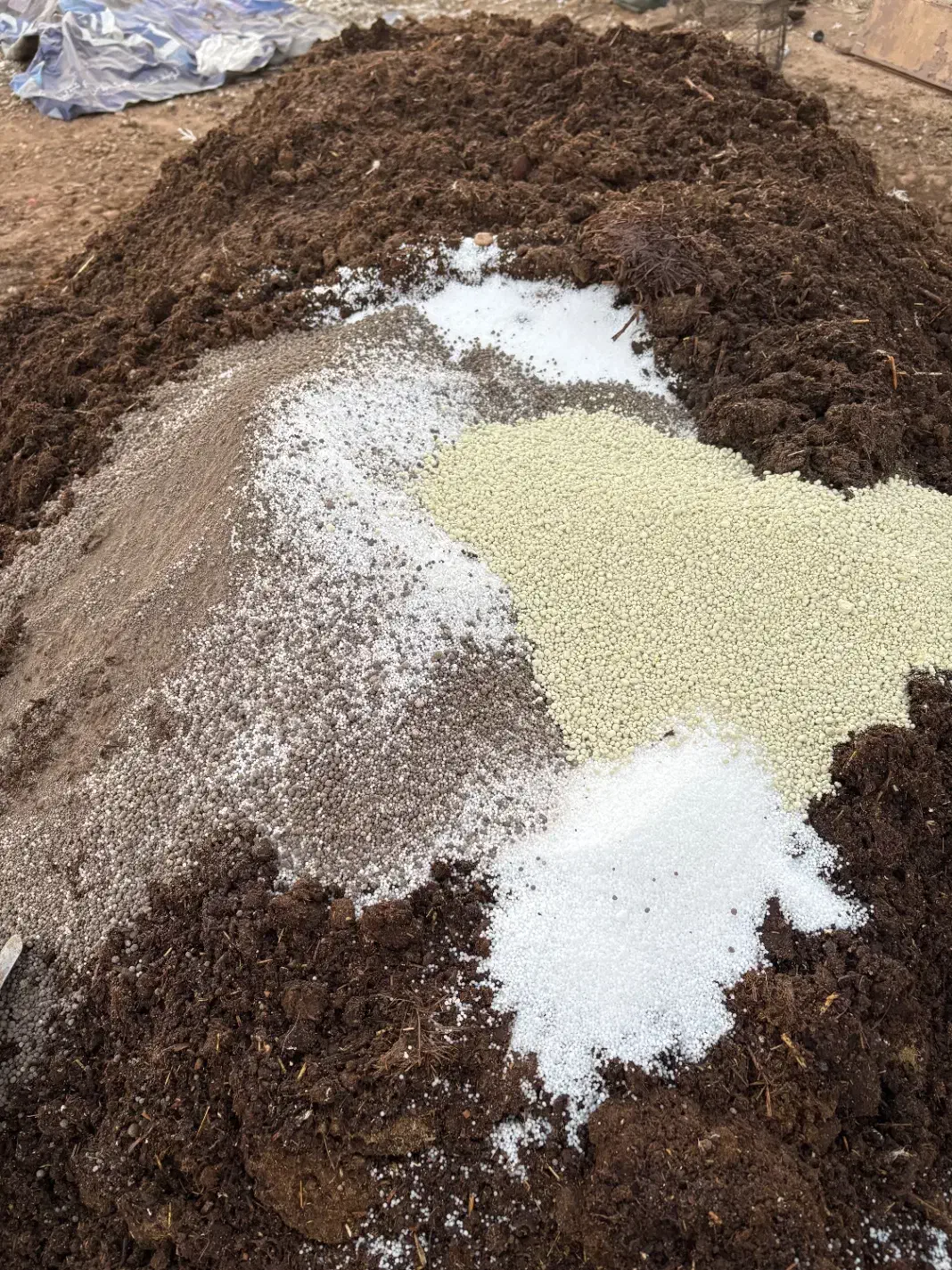 کود گوسفند و گاو پوسیده باگوگرد|خدمات باغبانی و درختکاری|یزد, |دیوار